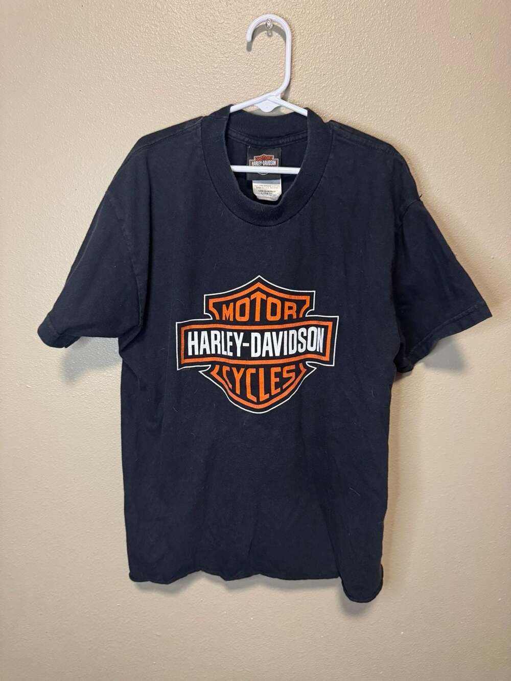 Vintage Harley-Davidson Chicago IL Skyline T-Shirt Black Hanes Beefy-T